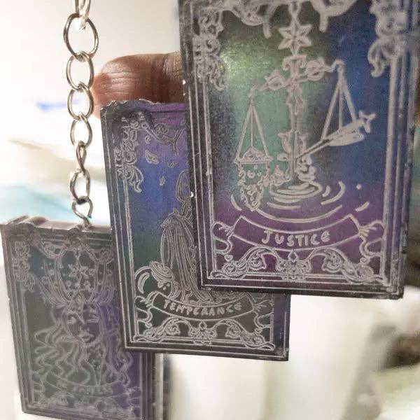 NerdyNixies LLC - Wholesale Keychain - Unisex - Tarot Card keychains3