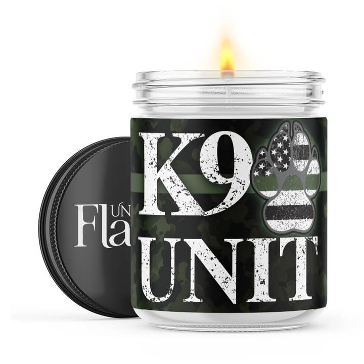 Uncommon Flame - Wholesale Jar/Filled Candle - Military K9 Candle