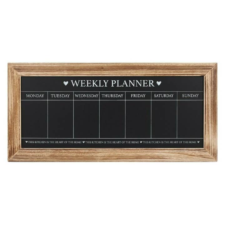 Black Chalkboard Weekly Planner for wholesale on Faire