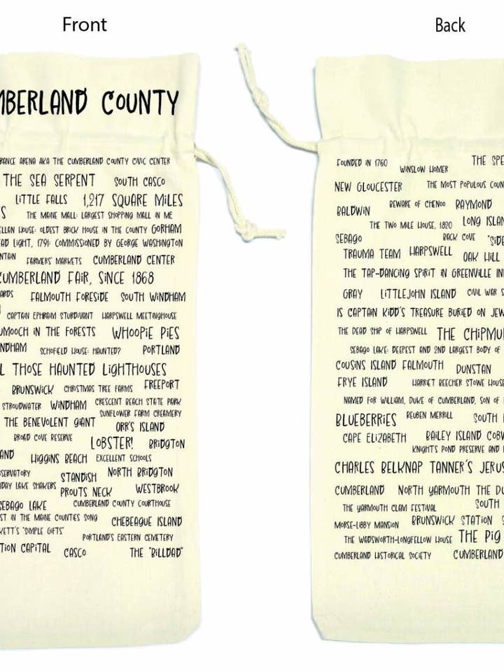 Cumberland County Pride Wine Bottle Bag for wholesale by TownieSwag