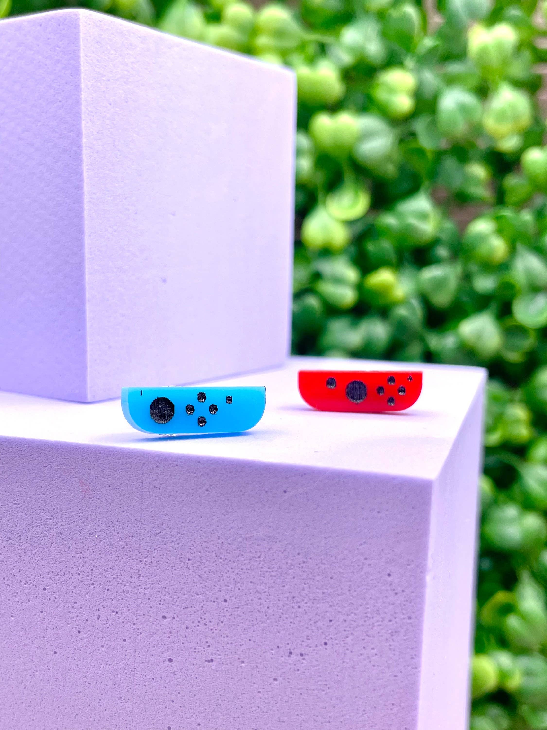 Banana Planet Co. - Wholesale Stud/Post Earrings - Tiny Nintendo Switch Joy Con Acrylic Earring Studs4