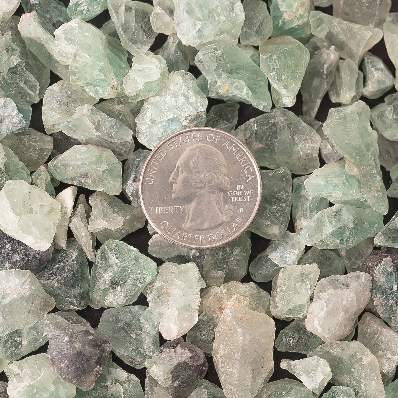Sarimoire - Wholesale Spiritual stone/crystal - Rough Green Calcite Crystal Small Chips - Crystal Points   2