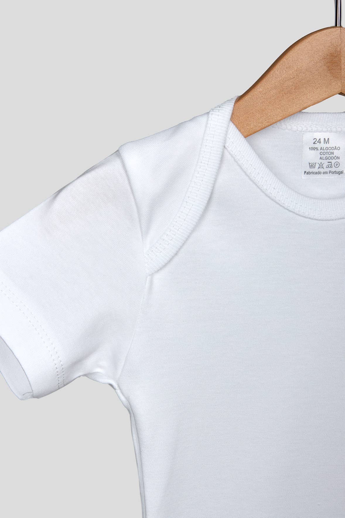 Amorim Gerações, LDA – Großhandel Body (ohne Füße) – Baby – Amorim Gerações Baumwoll-Babybody mit kurzen Ärmeln, Uni2