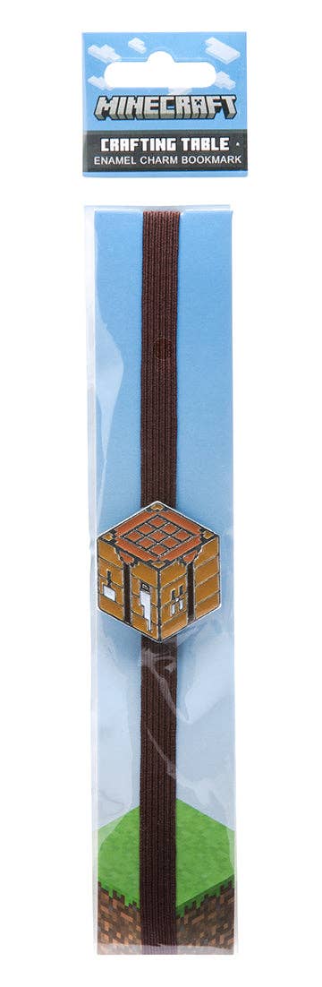 Insight Editions - #1 Pop Culture Publisher - Wholesale Bookmark - Minecraft: Crafting Table Enamel Charm Bookmark0