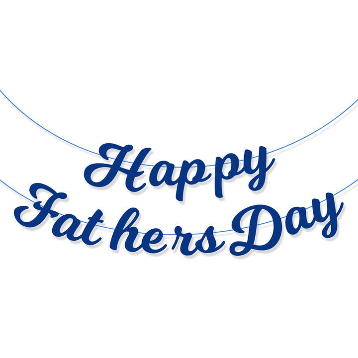 Fijne Vaderdag Latte Art Decor papieren banner voor wholesale door Candles Meta