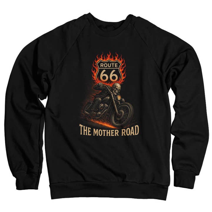 Sweat-shirt Route 66 « Mère des routes » pour la vente par Hybris Production AB