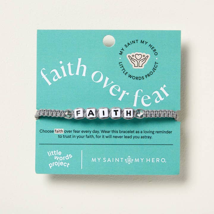 My Saint My Hero - Wholesale Woven/Braided Bracelet - Little Words Project and My Saint My Hero Faith Bracelet2