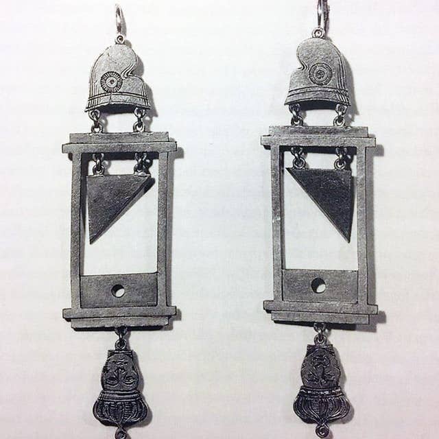 While Odin Sleeps - Wholesale Dangle Earrings - Guillotine2