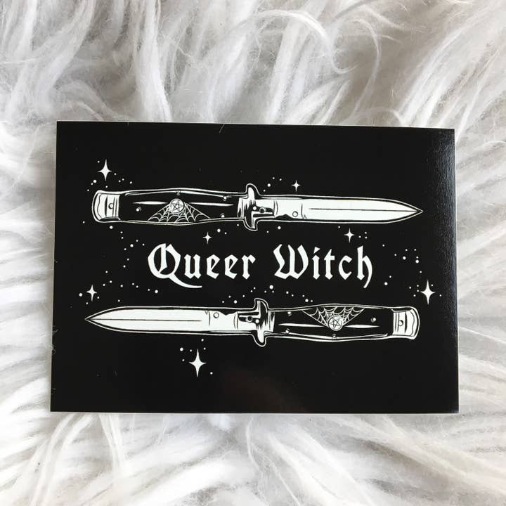 Queer Witch Sticker for wholesale by Nyxturna