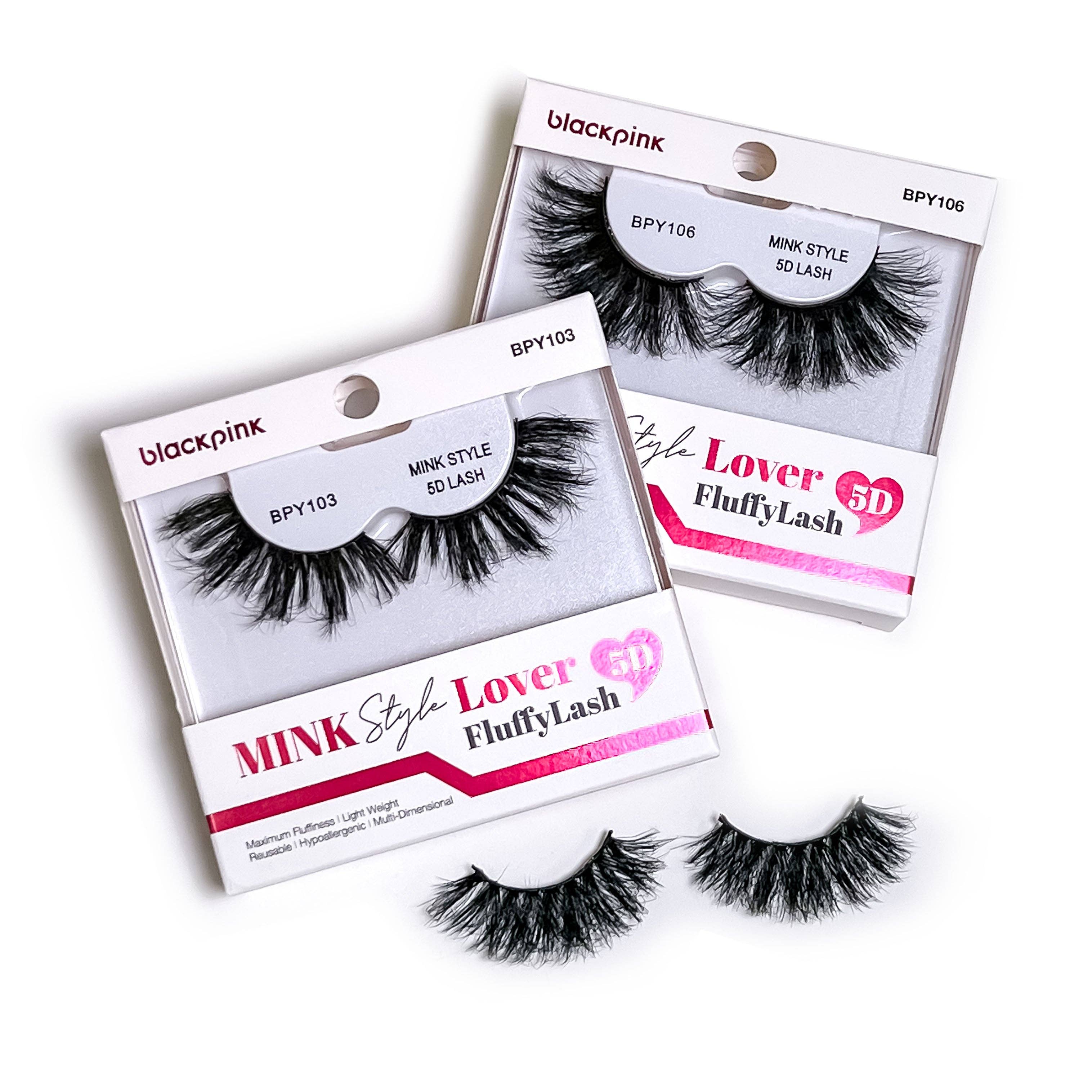 SM Beauty LLC - Wholesale False/Fake Eyelashes - Blackpink - 5D Mink Style Lover Fluffy Lash4
