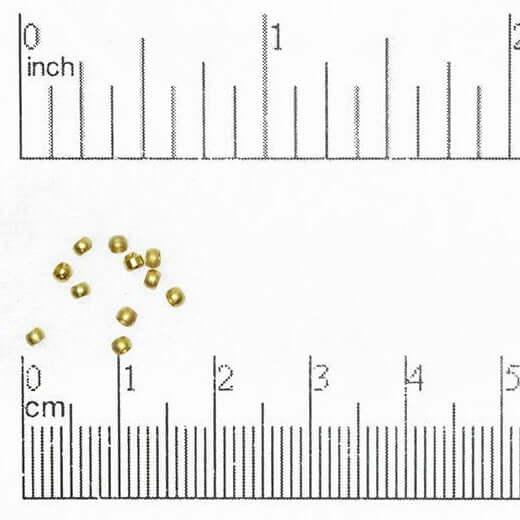 Continental Beads - Wholesale Craft Supplies - Crimp Bead Seamless - Measures 2mm - Size XXS - Available in Multiple Colors - Sold by the Gross - CRBD214