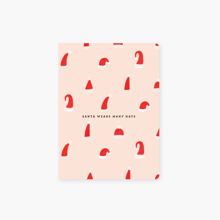 diario de bolsillo navideño de Papá Noel lleva muchos sombreros para venta al por mayor de 2021 Co.