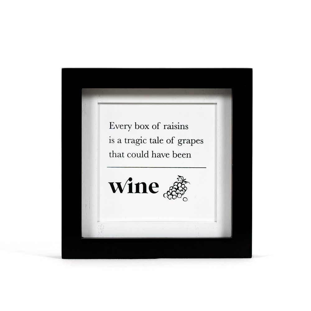 Devanie At Home (Formerly Adams & Co.) - Wholesale Sign - 11839 - 7x7 rvs wd frmd sn (RSNS/DNSRS)   WINE CLEARANCE2