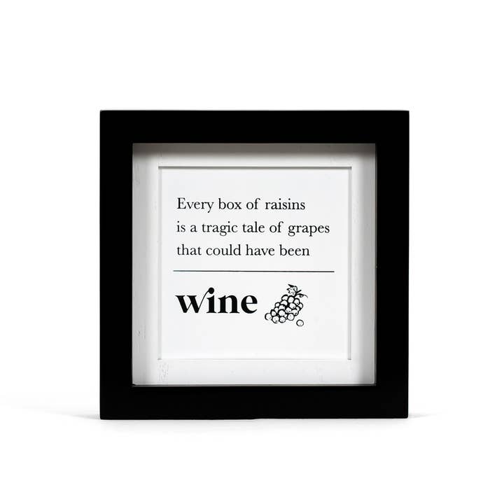 Devanie At Home (Formerly Adams & Co.) - Wholesale Sign - 11839 - 7x7 rvs wd frmd sn (RSNS/DNSRS) WINE CLEARANCE2