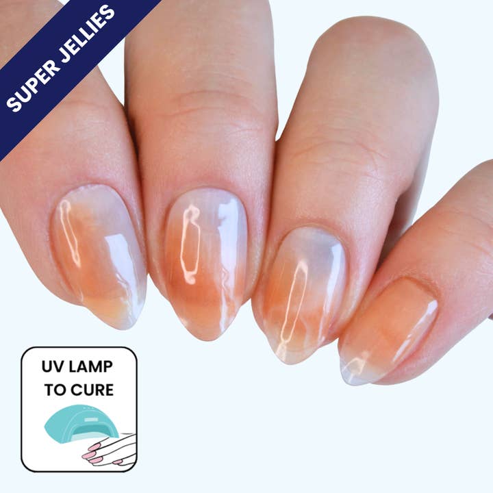 Pond | Super Jellies DIY Semi Cured Gel Nail Wrap for wholesale by Personail