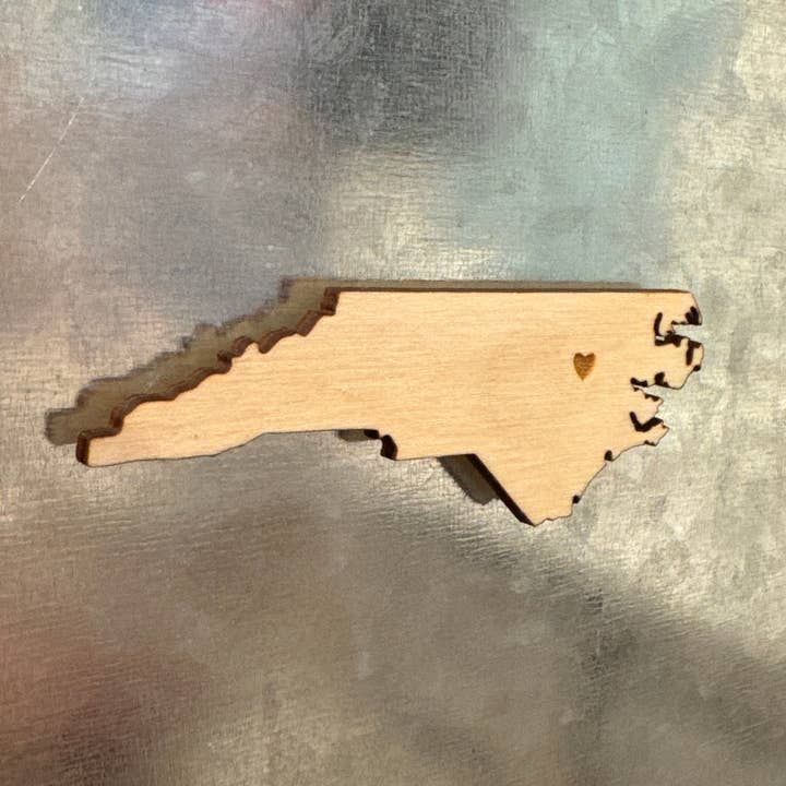 Positively North Carolina - Wholesale Magnet - North Carolina Heart Whiteboard Magnet Office Decor5