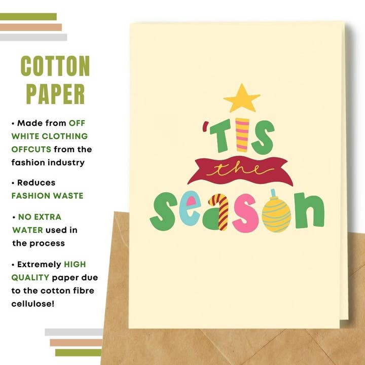 REMOVED BRAND - Wholesale Christmas Card - Handmade Seed & Other Paper Types Christmas Greeting Card