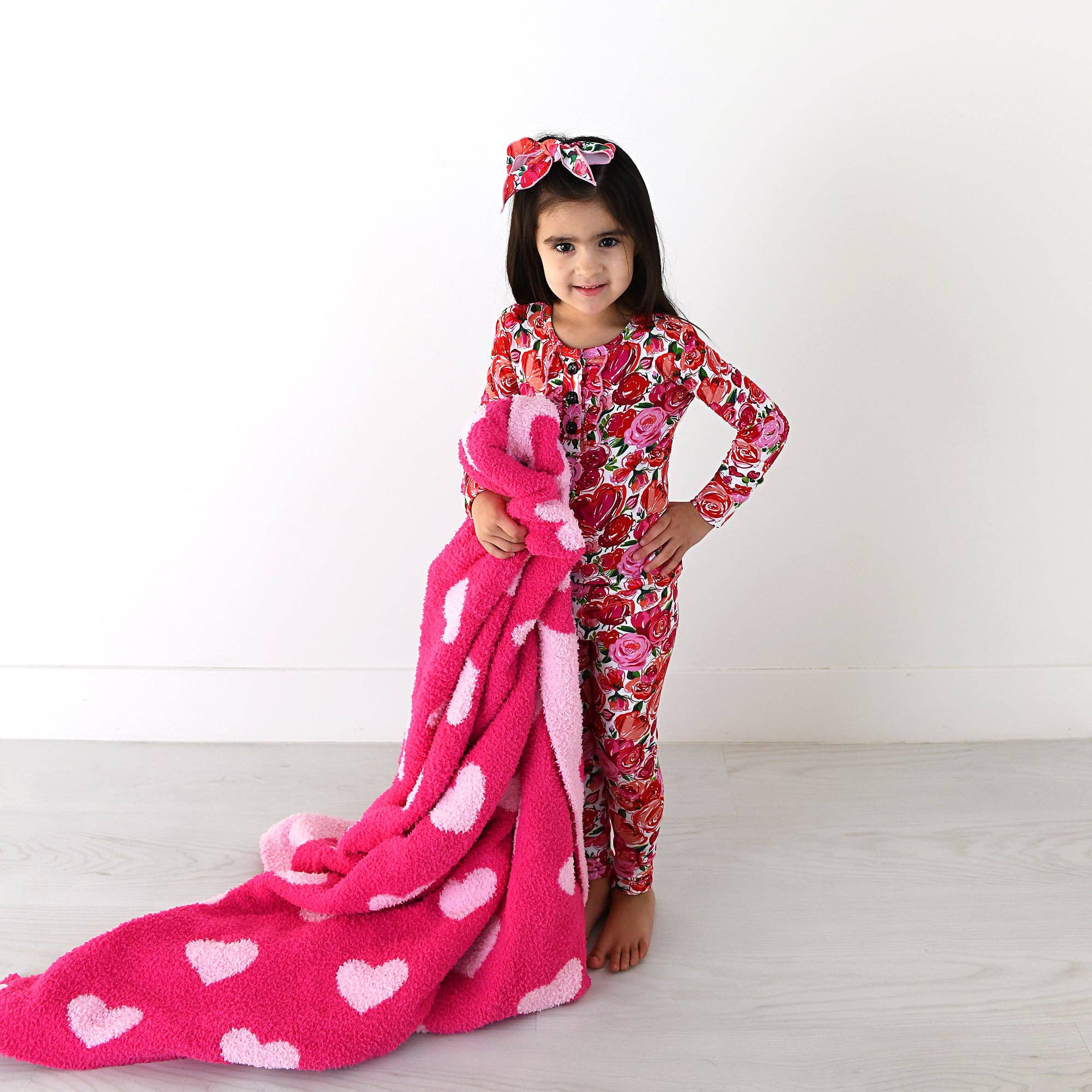 Gigi and Max – wholesale Sleepwear set – Kids – Rose Ruffle Two Piece Bamboo Toddler Outfit8