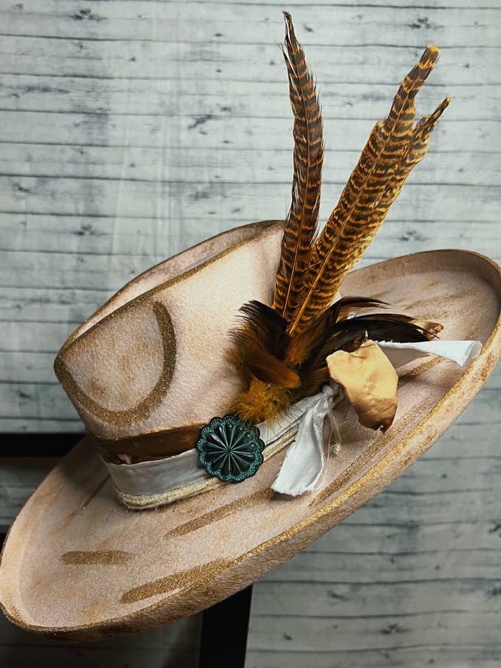 Poker Alice Gambler Hat for wholesale by Pearled Pecos Hat Co.