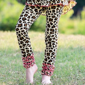 Factory Wholesale New Cute Casual Girls Motion Leggings with Ruffle Design  at Back, Custom Performance Sports Tights Soft Stretchy Running Yoga Pants  for Kids - China Yoga Clothes for Kids and Girls