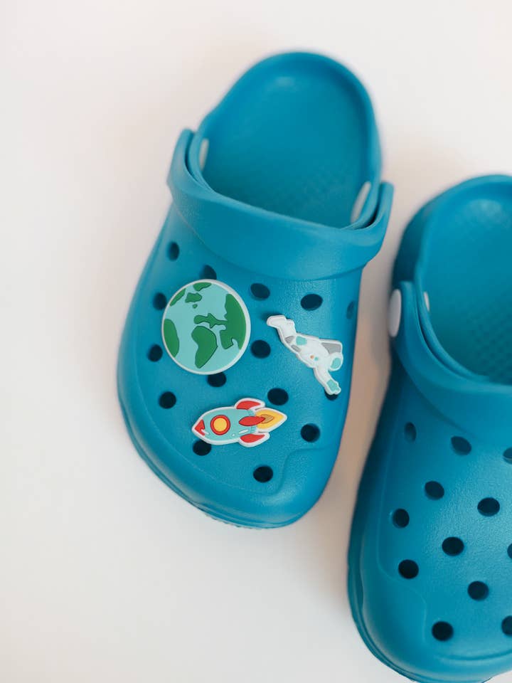 Outer Space Clog Charm Set, Shoe Charm, toddler kids gifts for wholesale by Polished Prints