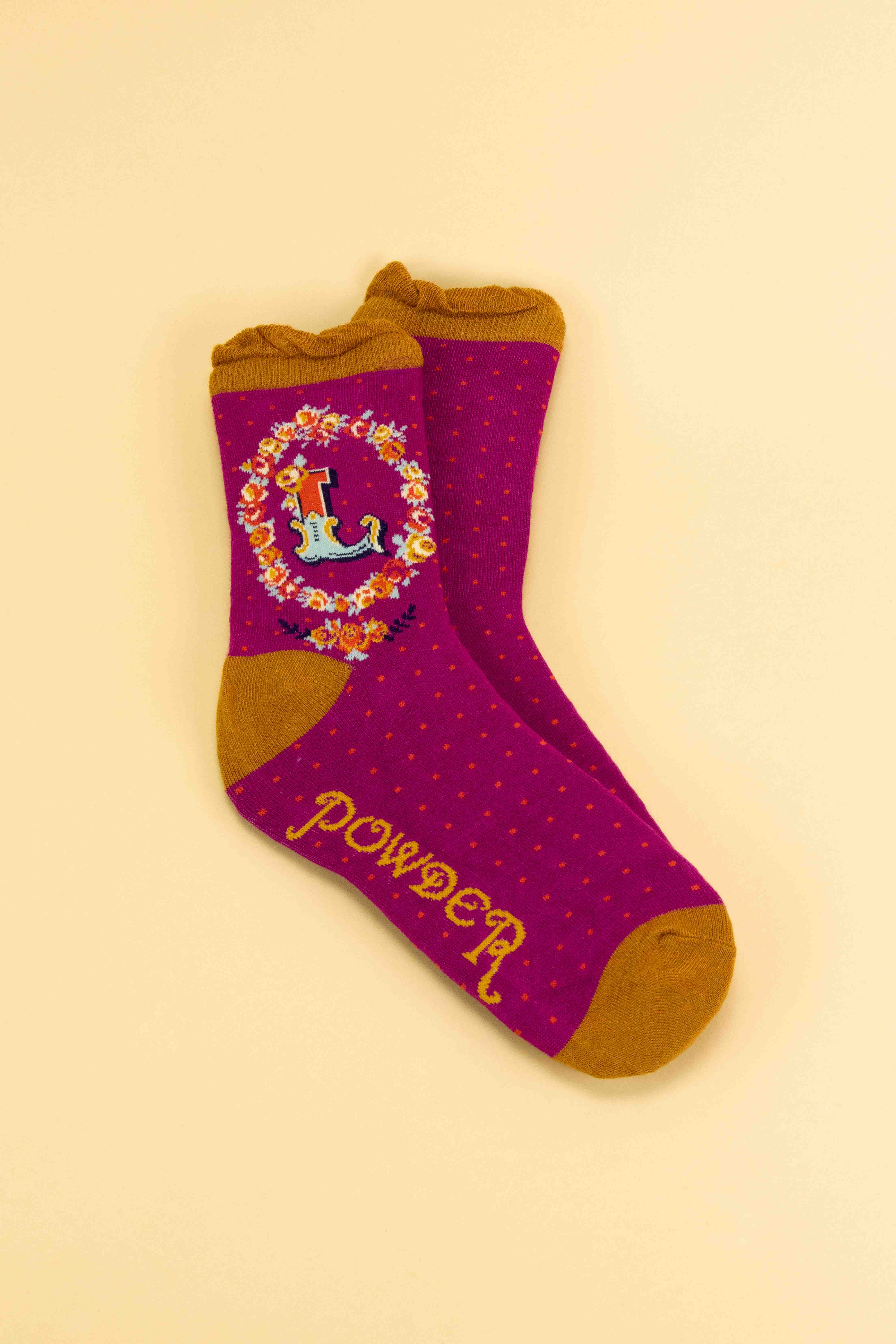 Powder Design - Europe - Wholesale Socks - Women's - Letter Ankle Socks40