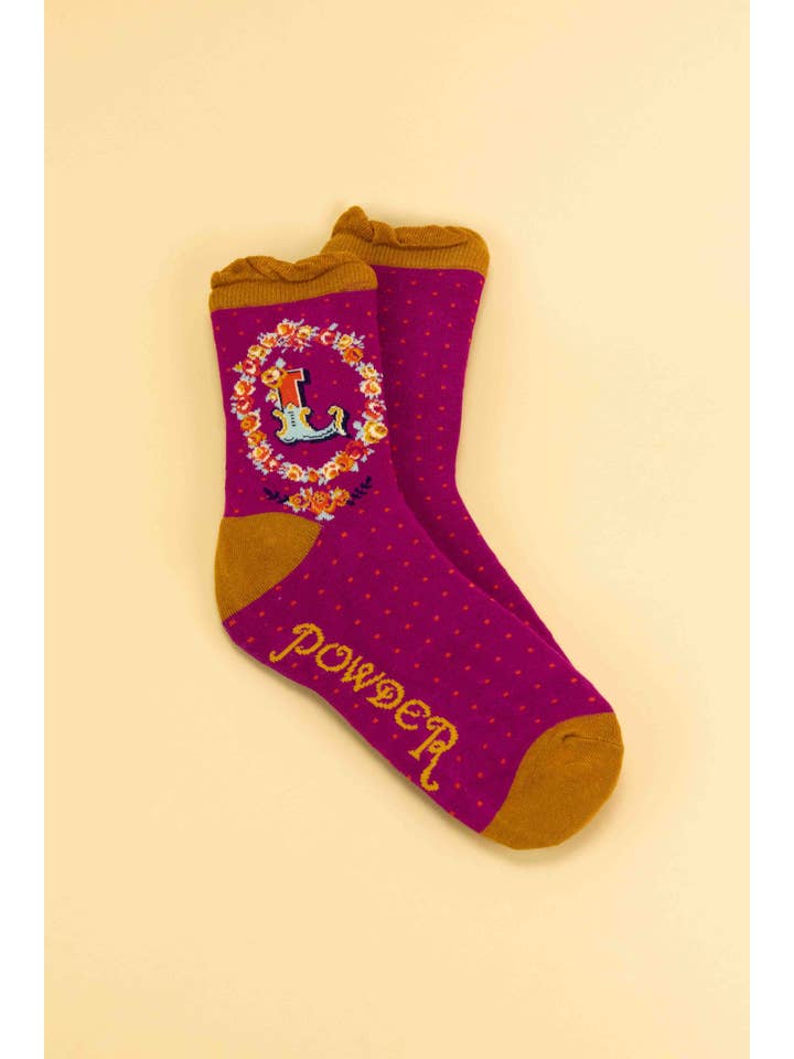 Powder Design - Europe - Wholesale Socks - Women's - Letter Ankle Socks40