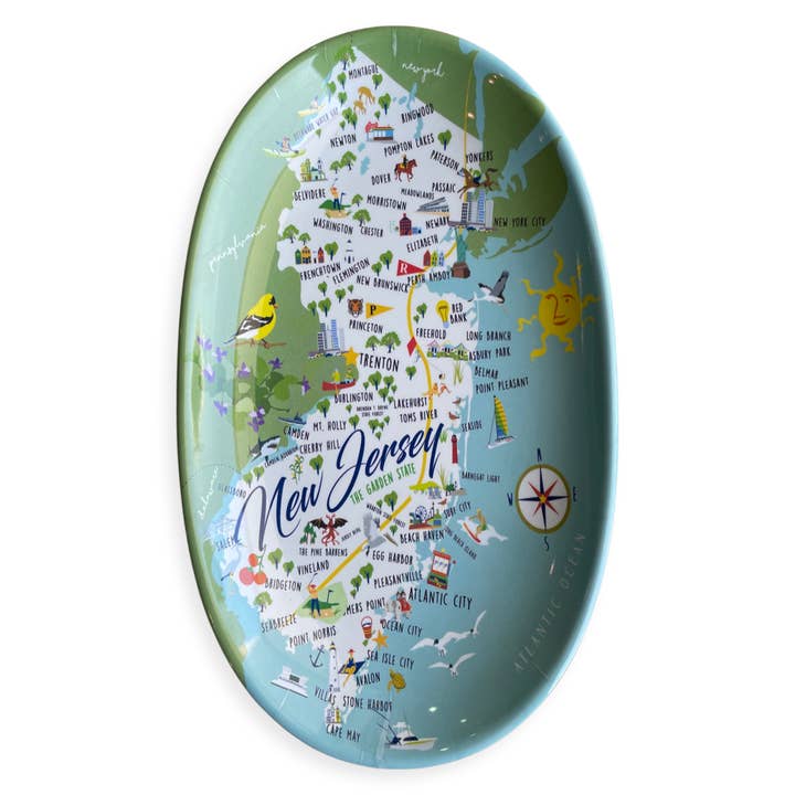New Jersey 8,5" Tidbit Bricka för wholesale av Galleyware