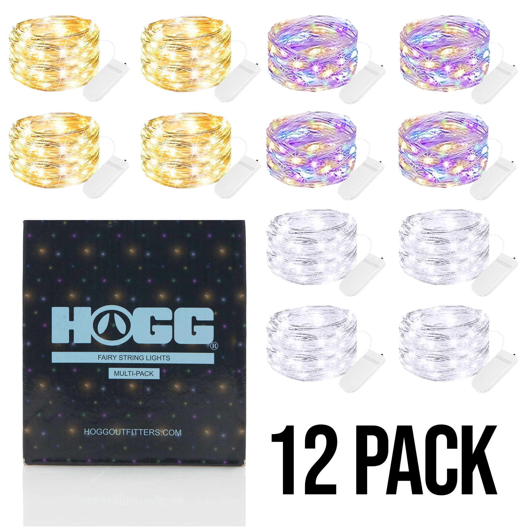Hogg Outfitters – Großhandel Lichterketten – 2,1 m DIY FEEN-LICHTERKETTE - 12ER-PACK6