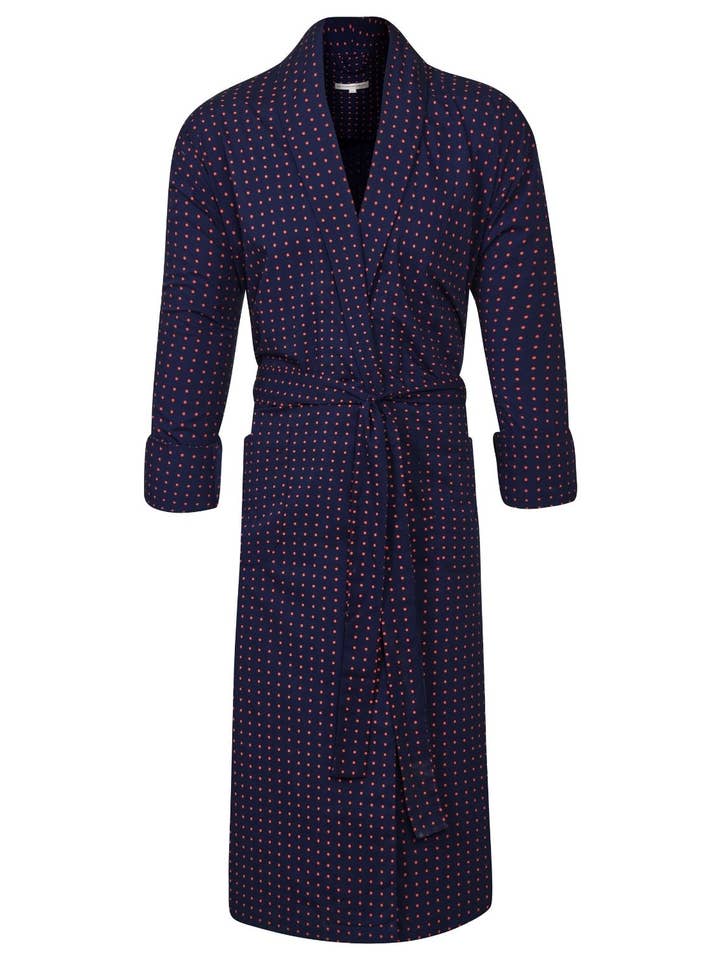 Bown Of London – Engroshandel Morgenkåbe - Herre – Letvægts slåbrok til mænd - Pacific (3XL,4XL)1