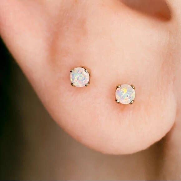 Tramps+Thieves - Wholesale Stud/Post Earrings - Opal Studs1