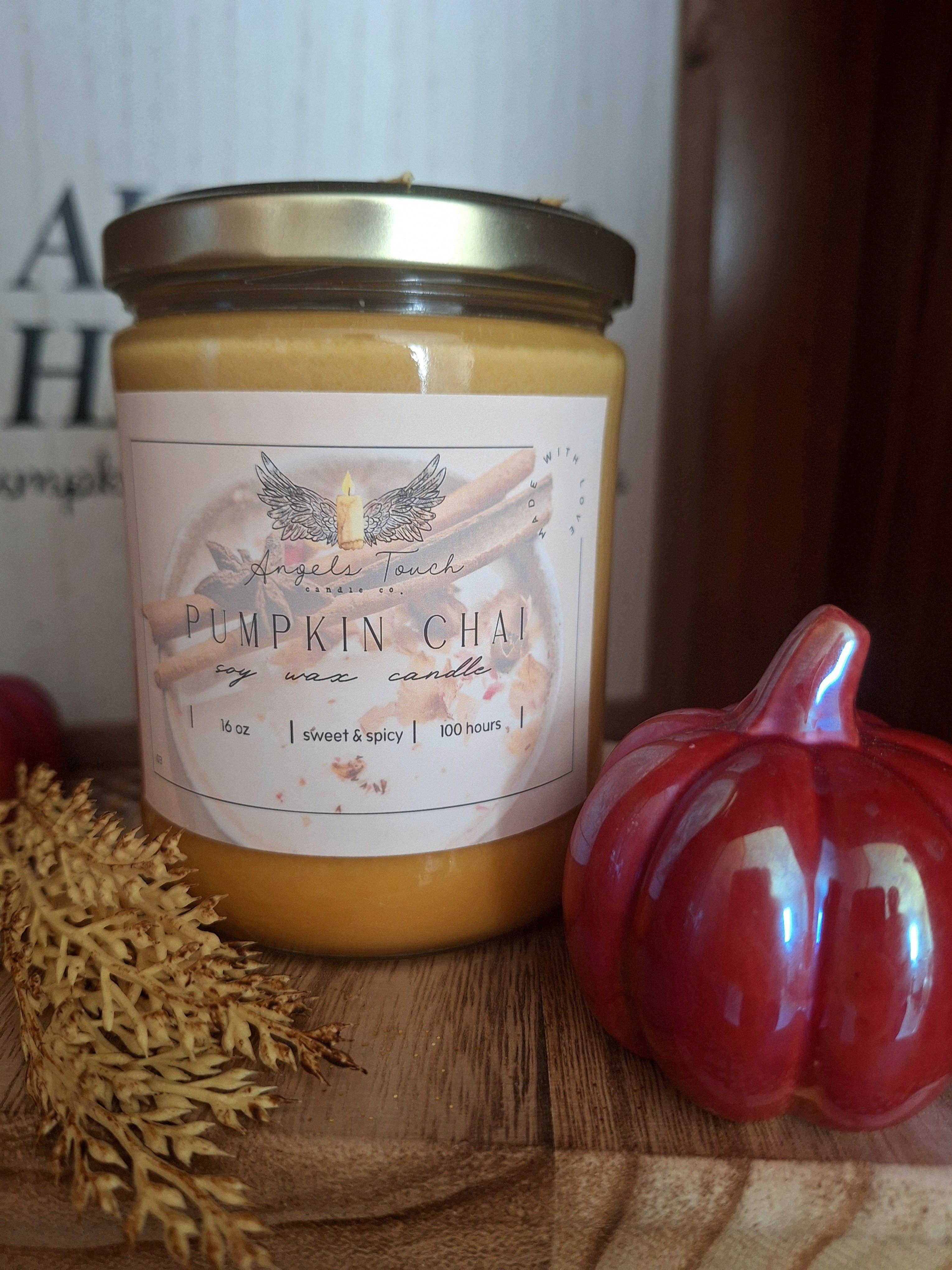 Angels Touch Candle Co. - Wholesale Jar/Filled Candle - Pumpkin Chai3