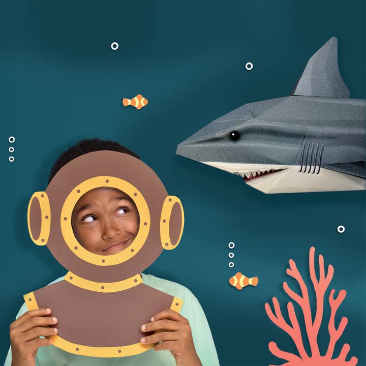 Clockwork Soldier - USA - Wholesale DIY Craft Kit - Kids - Create Your Own Snappy Shark - DIY Craft Kit for Kids3