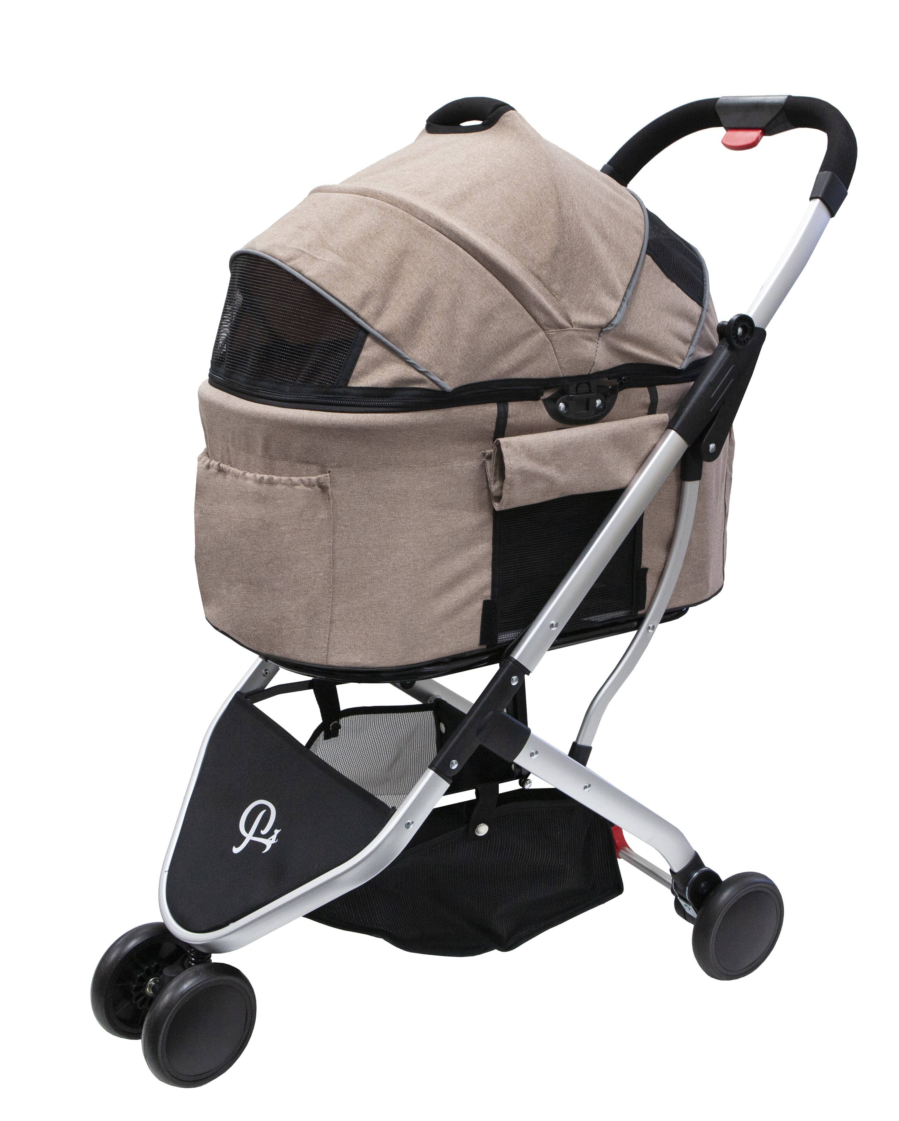 Petique - Wholesale Pet Carrier - Cat/Dog - Newport Pet Stroller (3-in-1 Travel System)2