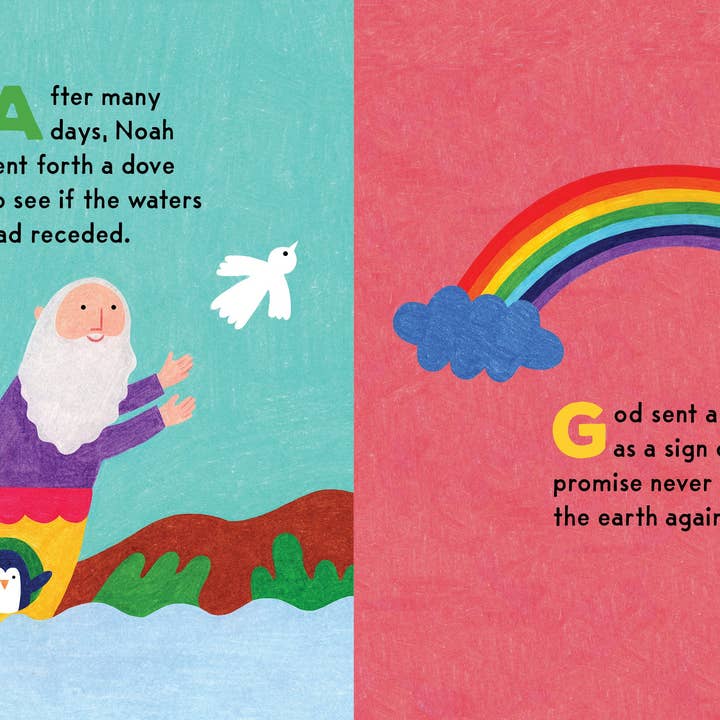 Bushel & Peck Books - Vendita all'ingrosso Libro per neonati e bambini (0-2) - Libri da Bagno della Bibbia: L'Arca di Noè: Un Libro da Bagno che Cambia Colore7