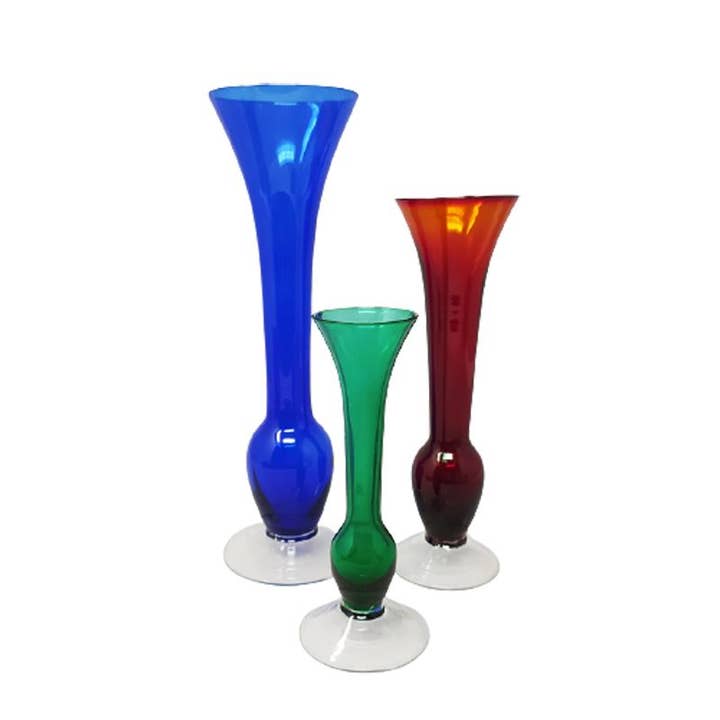 MadInteriorArt – wholesale Vas – 1970-talets underbara uppsättning av 3 vaser i Murano-glas