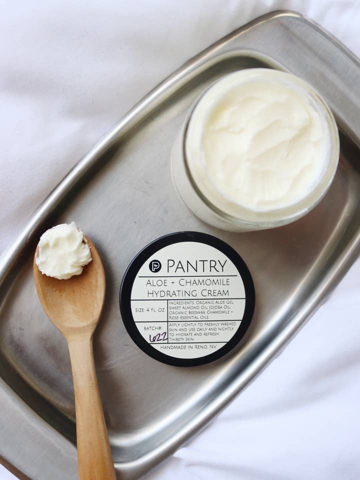 Aloe + Chamomile Hydrating Cream - Spring Skincare for wholesale by Pantry Products - Skin, Body, + Wellness