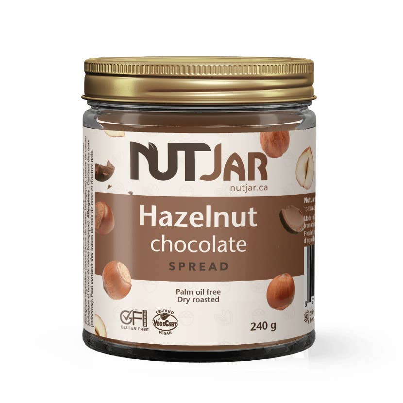 NutJar - Wholesale Nut Butter - Hazelnut Chocolate Spread 240g