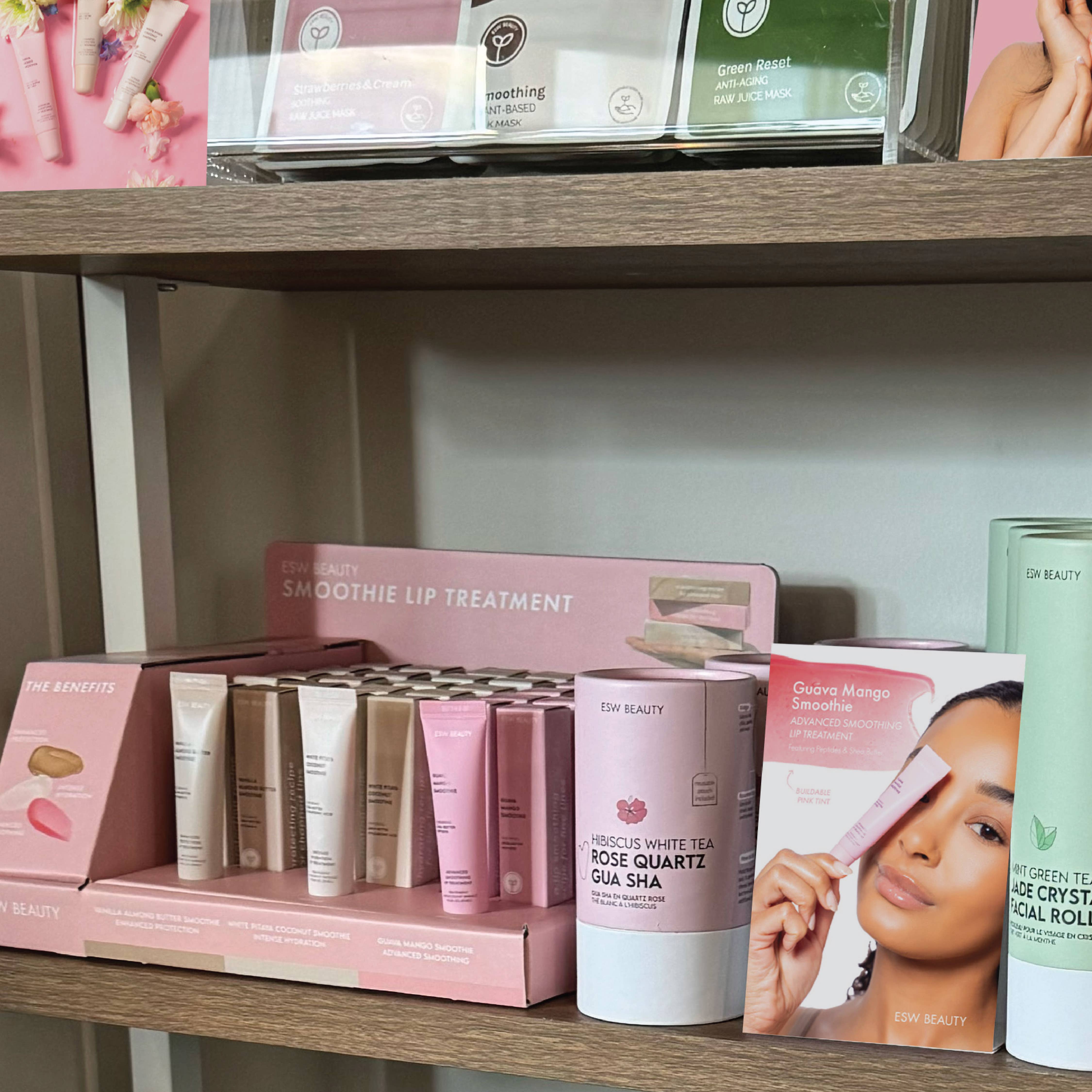 ESW Beauty - Wholesale Retailer Display - Beauty & Wellness - Guava Mango Smoothie Best Seller - Table Tent Card1