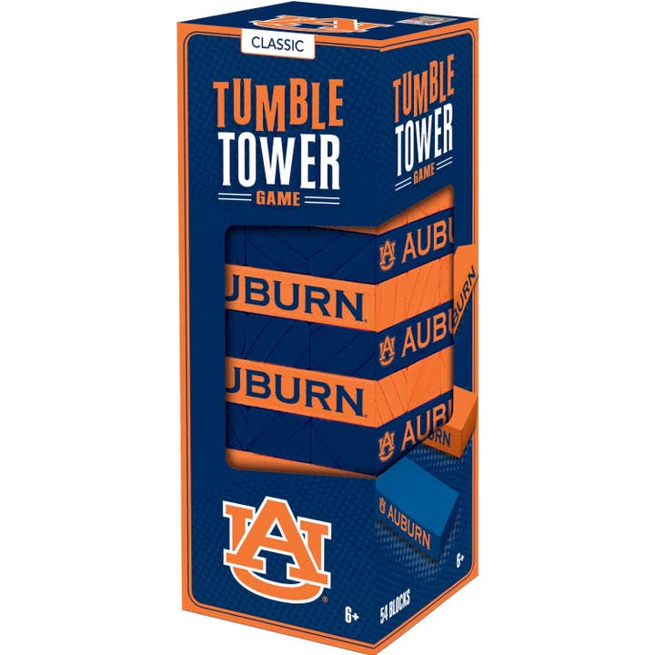 Auburn Tigers Tumble Tower for wholesale by Masterpieces Puzzles