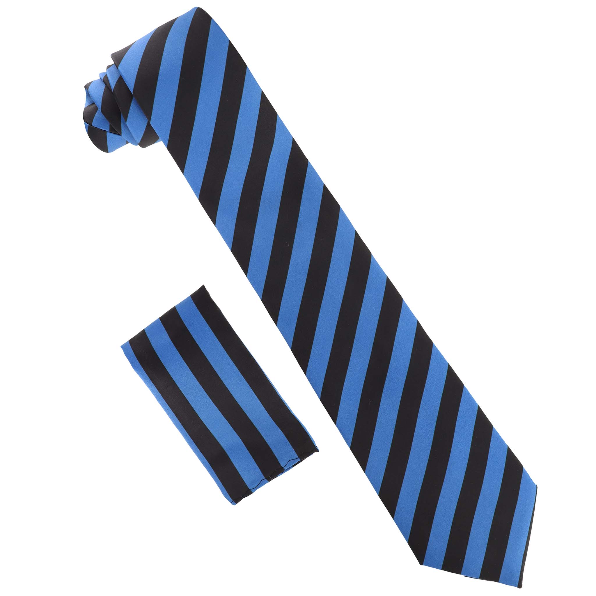 Dubal Brothers - Wholesale Necktie - Men's - Vittorio Farina Striped Necktie & Pocket Square by Classy Cufflinks23