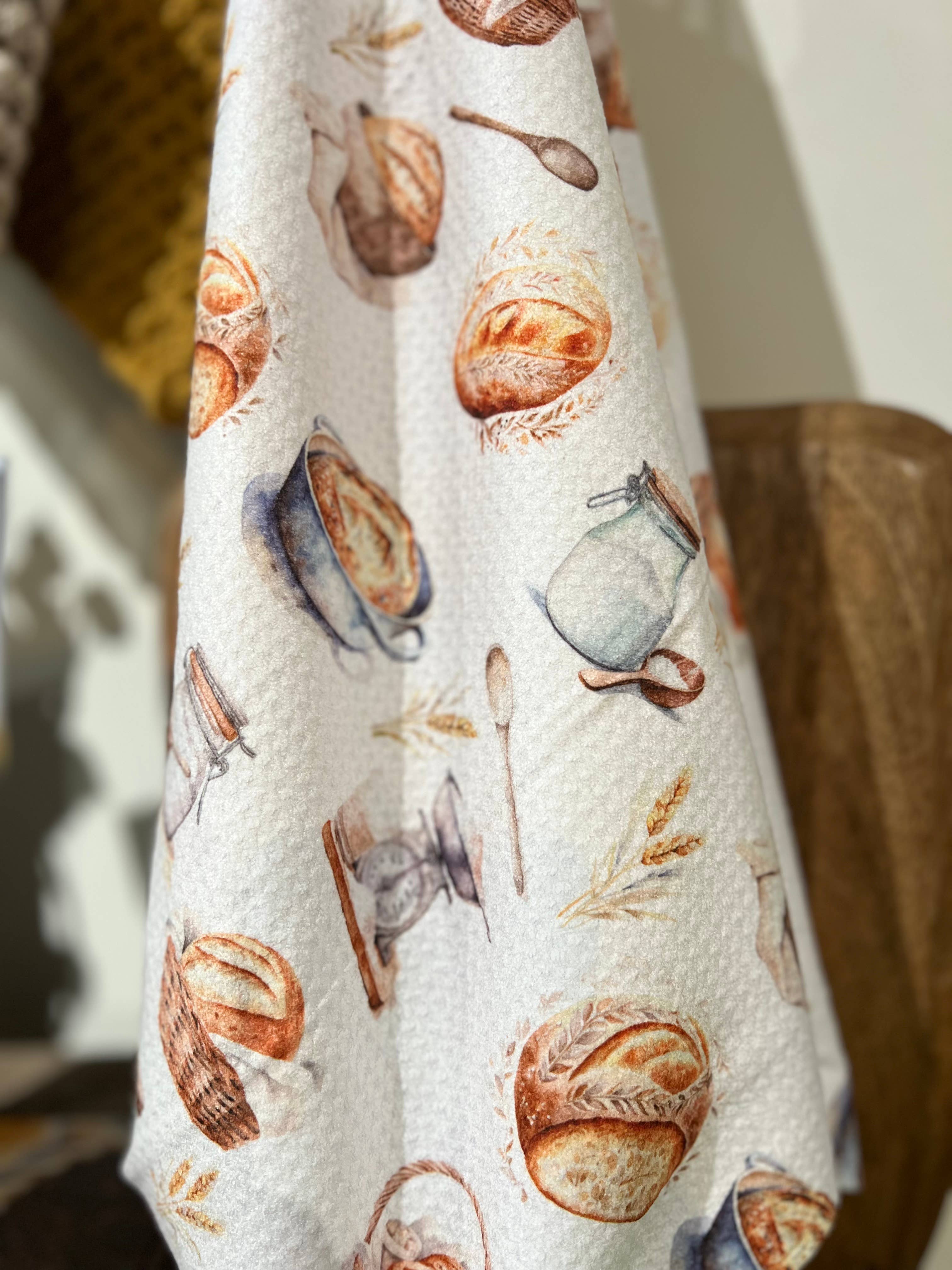 ROOM and PORCH - Wholesale Tea Towel - Sourdough White - Hand/Tea Towel - Recycled Microfiber 1