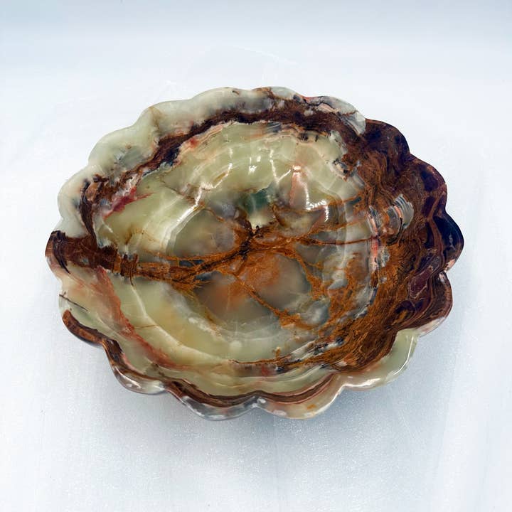 Page Imports - Wholesale Decorative Plate/Dish/Bowl - Hand-carved Bowl in Marble and Onyx3