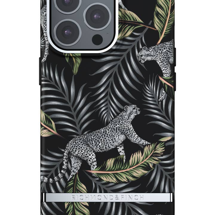 Richmond & Finch - Vente Coque de téléphone – femme - Coque iPhone 13 Pro Silver Jungle