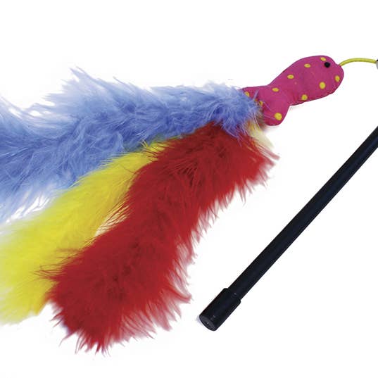 Carnival Fish Cat Teaser - Confezione da 3 per la vendita all'ingrosso da parte di Happy Pet Products Ltd