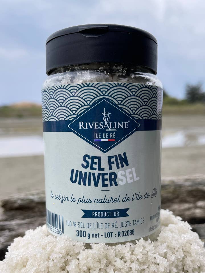 Universal fine salt from Île de Ré 300g for wholesale by rivesaline