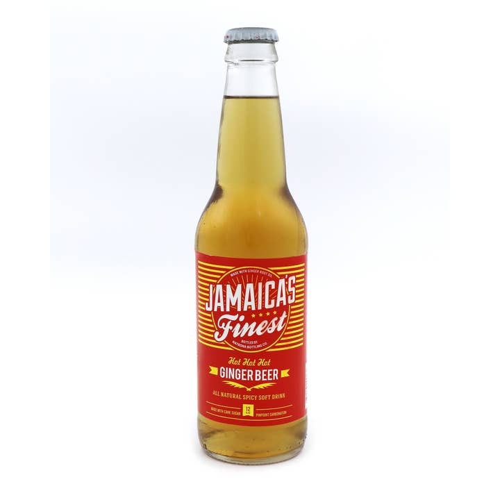 Grandpa Joe's Candy Shop - Wholesale Soda/Carbonated Drink - Jamaica's Finest XX Hot Ginger Beer, 12 Fl oz, 12ct Bottles