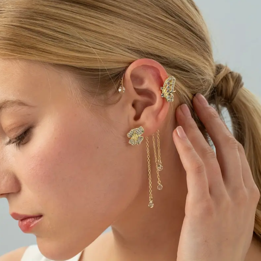 Ashlen - Wholesale Cuff/Wrap Earrings - SWEET BUTTERFLY EAR CUFFS (PAIR)1