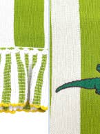 Baby Bites - Wholesale Bedding Blanket - Kids & Baby - Manta 100% algodón - Crocodille Stripes1