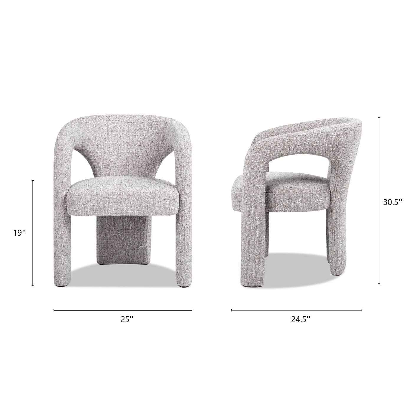 Jennifer Taylor Home - Wholesale Chair - Sydney 25" Fully Upholstered Barrel Dining Chair7